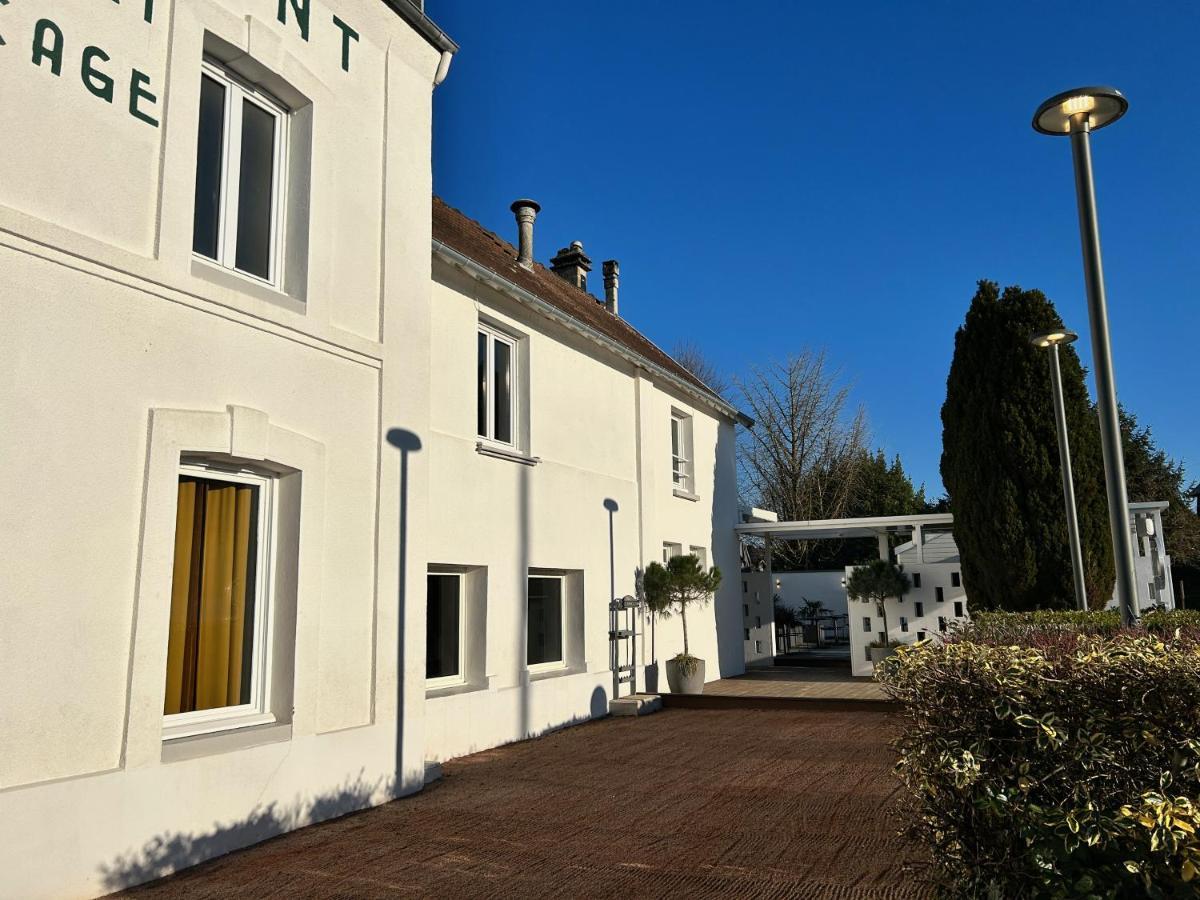 Logis Hotel & Restaurant Le Vert Bocage Franqueville-Saint-Pierre ภายนอก รูปภาพ