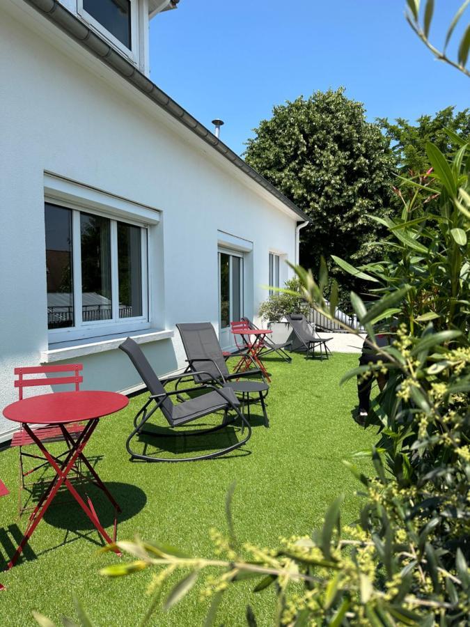 Logis Hotel & Restaurant Le Vert Bocage Franqueville-Saint-Pierre ภายนอก รูปภาพ