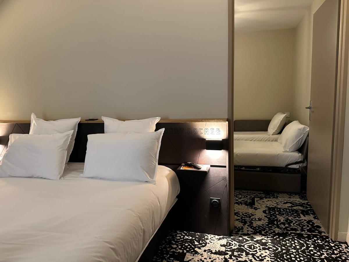 Logis Hotel & Restaurant Le Vert Bocage Franqueville-Saint-Pierre ภายนอก รูปภาพ